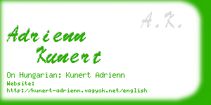 adrienn kunert business card